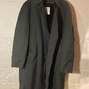 London Fog Men's Black Trench Coat